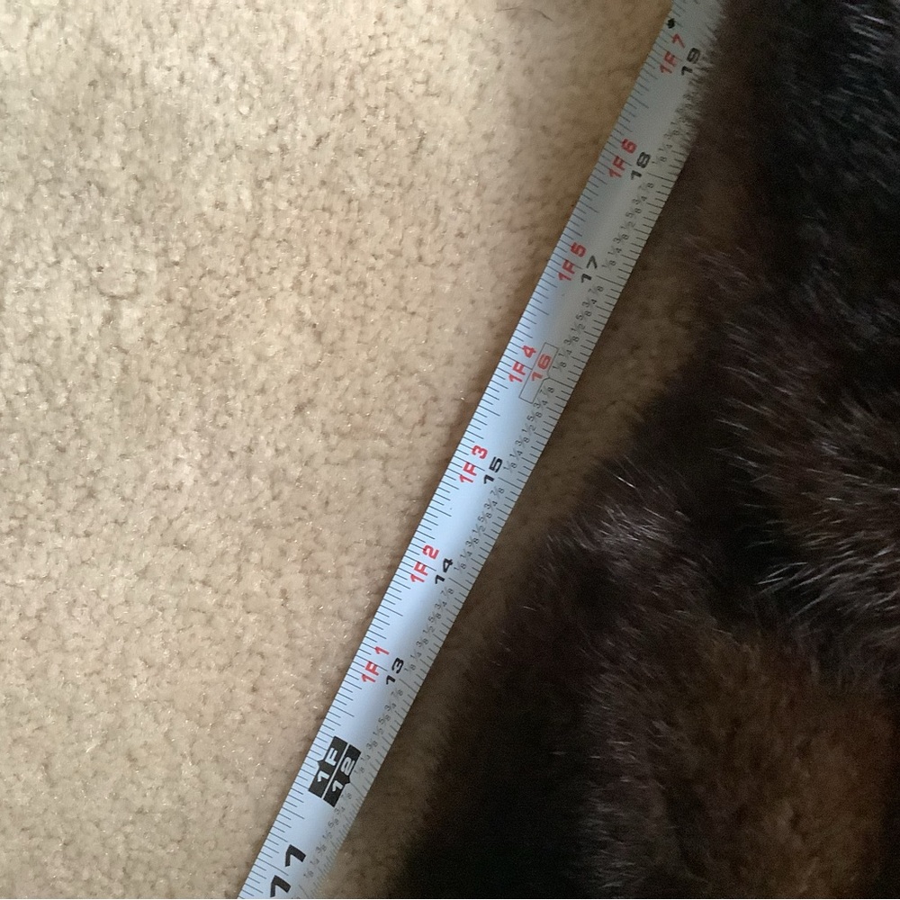 Vintage Genuine fur ( mink? ) jacket .  Small? - Picture 5 of 12
